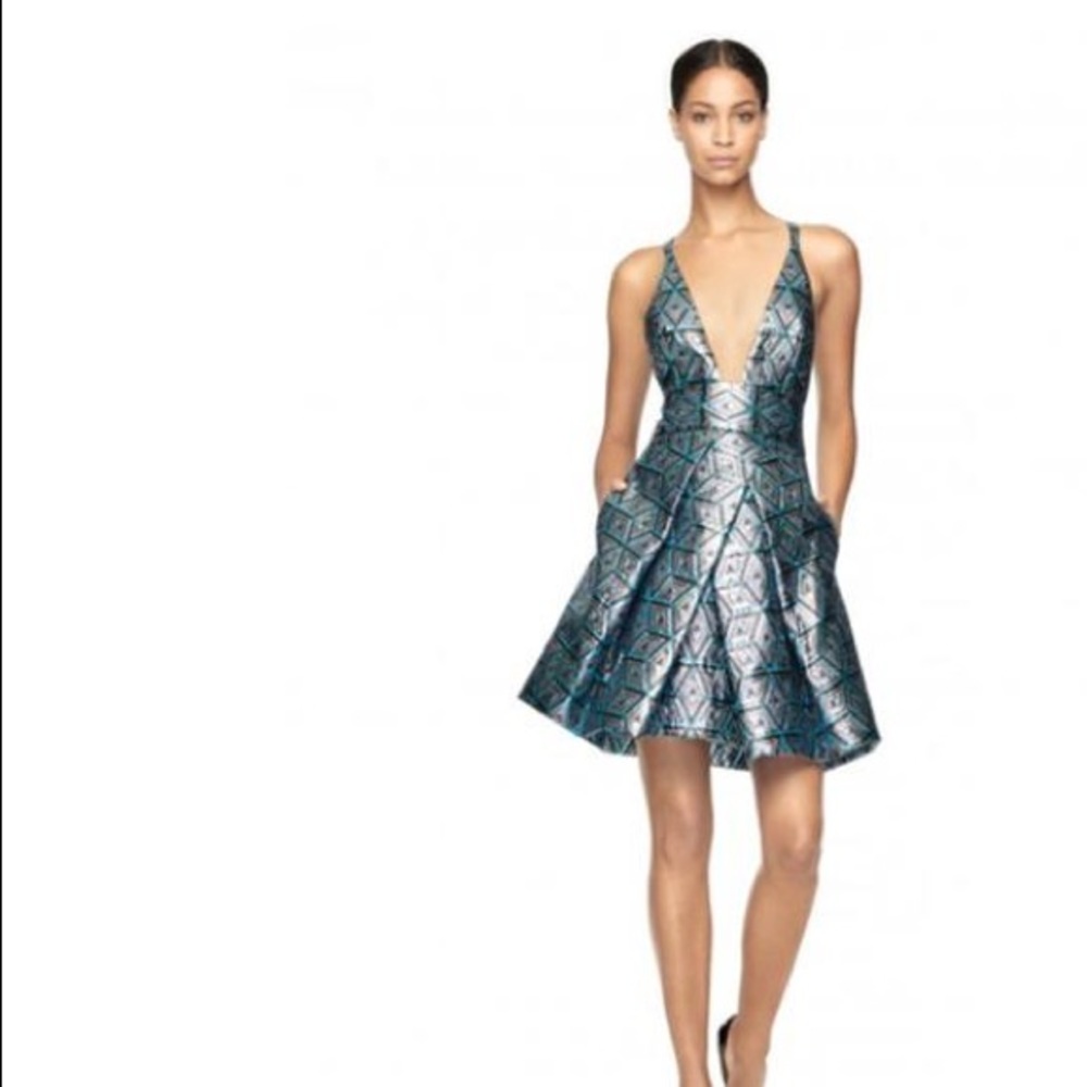 Metallic Cocktail Dress